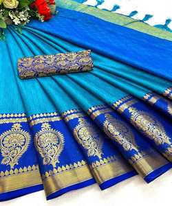 Lancement d'un nouveau saree de créateur avec jacquard travail prix le plus bas du marché Surat Gujarat vêtement ethnique - Product Image 6