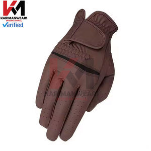 Guantes ecuestres de verano ligeros personalizados Guantes antideslizantes para montar a caballo Material de cuero de agarre superior Diseño transpirable - Product Image 6