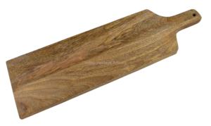 Planche à découper ronde en bois écologique IHA, pièce unique, indispensable pour la cuisine et la salle à manger - Product Image 4