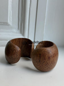 Classic Natural Wood Bangle Handmade Jewelry for <b>Girls</b> by Tradebyd - Product Image 4