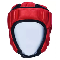 Casques de protection rembourrés légers en EVA rouge pour hommes et femmes, respirants, réglables, pour l'entraînement sportif 7v7
