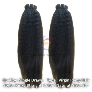 Extensiones de Cabello Humano Virgen Remy de Doble Trama KBL, Cabello Lacio Rizado, Resistente a la Caída, Suave y Brillante, Paquetes de 100 g, Venta al por Mayor - Product Image 3