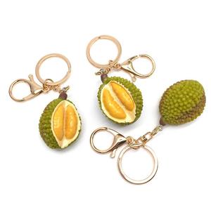Llavero de resina con diseño de durián, creativo y personalizado, muy vendido, ideal como regalo. - Product Image 4