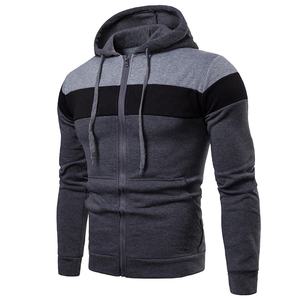 Sweat-shirt à capuche zippé personnalisé pour homme en molleton 100 % coton, grandes tailles, saison hiver, teinture unie numérique, disponibilité OEM - Product Image 3