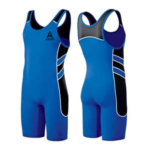 ชุดนักมวยปล้ำแบบใหม่ บริการ OEM ไซส์ใหญ่ ผลิตตามสั่ง ผ้าโพลีเอสเตอร์ 100% - Product Image 3