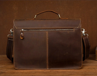 Tas Laptop wanita, tas kantor kulit komputer Unisex untuk bisnis harga rendah