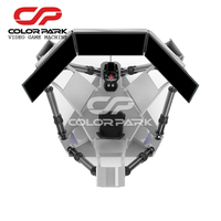 Machine d'intérieur populaire de jeu de tir de la réalité virtuelle VR des machines VR 9D de pièce de monnaie de divertissement