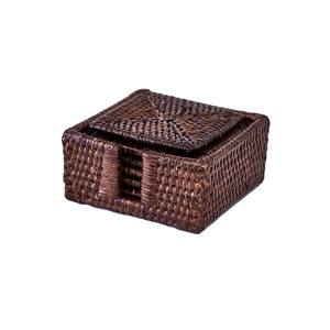 Dessous de verre en osier de jute haute qualité de vente Jute tissé à la main Lin ovale sous-verres en osier Table à manger tapis sous-verres résistant à la chaleur tapis - Product Image 1