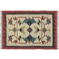New Design Handmade Wool Jute Rugs Washable Modern Abstract Pattern Carpet Mats for Home Living Room Garden Hotel