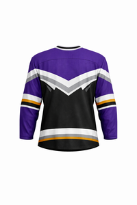 Maillot de hockey sur glace pour homme, manches trois quarts, sublimé, anti-humidité, coupe classique, vêtements de sport pour adulte - Product Image 3