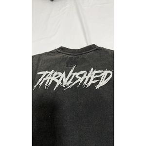 T-shirt personnalisé à épaules tombantes pour hommes Logo imprimé 100% coton T-shirt grande taille T-shirts grands et grands T-Shirt coupe ample - Product Image 3