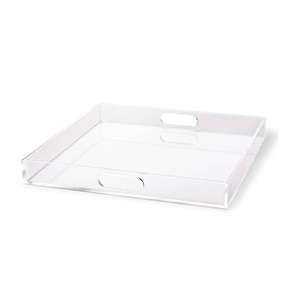 Plateau de service alimentaire en acrylique de conception standard Plateau en acrylique de grande taille de qualité supérieure pour la meilleure vente de plateau en acrylique à bon prix - Product Image 3