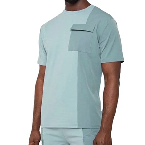 ชุดเซ็ตเสื้อผ้าผู้ชายไซส์ใหญ่สำหรับฤดูร้อนปี 2026 ชุดเซ็ตผู้ชายแฟชั่นล่าสุดประจำฤดูร้อน กางเกงขาสั้นแบบต่อผ้า ผลิตโดย HS 2026 - Product Image 3