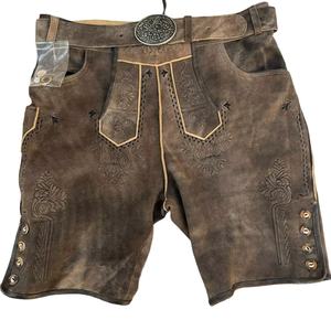 Lederhose sur mesure pour homme, vêtements bavarois, Trachten, haute qualité, Kurz Lederhose, cuir véritable avec logo personnalisé 2026 - Product Image 4