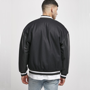 Chaqueta Bomber Varsity de lana personalizada para hombre, entrenamiento deportivo de invierno, tela satinada, impermeable, Reversible, sin límite, opciones de diseño, lona - Product Image 6