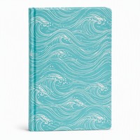 Bloc-notes à motif vague turquoise, impression personnalisée, vente en gros, bloc-notes d'affaires