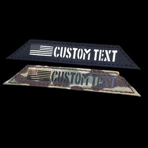 Parches Bordados Tácticos Personalizados Hechos en Fábrica, Insignias con Gancho y Bucle, Reflectantes IR, Bandera, Parche de Infrarrojos Lejanos para Mochila - Product Image 4