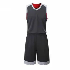 廉价男式篮球服定制可逆升华男式女式篮球服套装