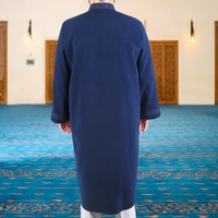 Imame Linen Thobe Fait Main de Luxe Anti-Plis pour Occasions Spéciales Hommes Marié
