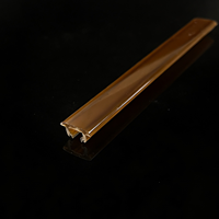 Diffuseur de lumière LED en polycarbonate extrudé Bming, profilé PC givré/opale, couvercle en plastique pour éclairage linéaire moderne intérieur