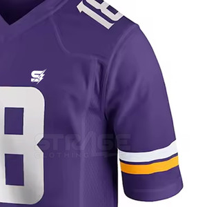 Camisetas de Fútbol Americano de Alta Calidad a Precio de Mayoreo, Transpirables, de Secado Rápido, Cortas, 100% Poliéster, Ecológicas, que Absorben la Humedad - Product Image 5