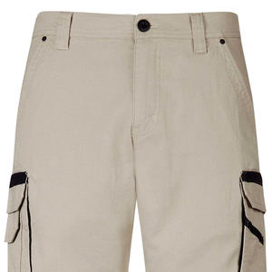 Pantalones cortos Cargo informales de algodón para hombre con múltiples bolsillos Patrón sólido Logotipo personalizable Elegante nueva ropa para exteriores - Product Image 2