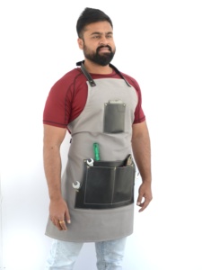 Wholesale Chef Clothes Uniform Hotel Restaurant Kitchen Cooking Strap Long Unisex Custom Canvas <b>Aprons</b> Carpenter <b>Work</b> <b>Aprons</b> - Product Image 3