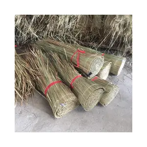 Wholesale grass thatched roof straw thatching rolls natural palm leaves roof for exports from Vietnamese supplier 99GD