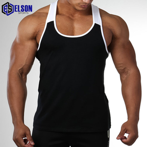 Top meilleures ventes hommes surdimensionné sans manches détresse musculaire débardeur Gym entraînement Streetwear avec broderie pour la musculation - Product Image 3