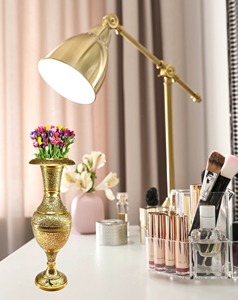 แจกันบนโต๊ะทำจากทองเหลืองหรูหราของตกแต่งบ้านสมัยใหม่กระถางดอกไม้ตกแต่งทองเหลืองแบบโบราณประดับกลางโต๊ะ - Product Image 5