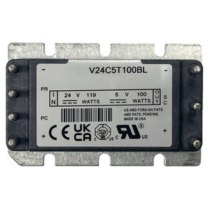 ตัวแปลงไฟ DC DC แบบแยกส่วน 100W 18-36V อินพุต 5V 20A เอาต์พุตโมดูลจ่ายไฟ V24C5T100BL - Product Image 2