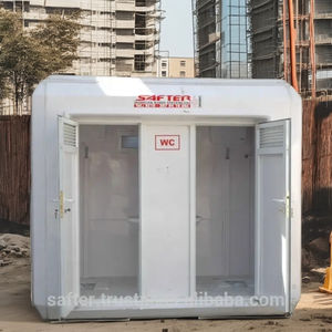 Inodoro Exterior de Dos Personas SAFTER, Nuevo y de Primera Calidad, 150x270xh240, para Uso en Baños, Paneles Sándwich - Product Image 1