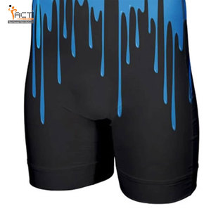 Pro Wrestling Singlet Men Traje de una pieza para entrenamiento y competición Colores y gráficos personalizados - Product Image 6
