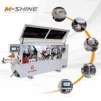 Máquina de Encintado de Bordes MS-S5 con Pre-fresado y Doble Recorte, Máquina de Sellado de Bordes para Madera, Encintadora de Bordes para Muebles, 15m/min, 10-55mm