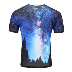 เสื้อยืดผู้ชายพิมพ์ซับลิเมชันสีพื้นสำหรับใส่ได้ทั้งชายและหญิง - Product Image 3