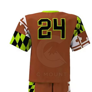 ชุดยูนิฟอร์มลาครอสพิมพ์ลายตามสั่ง ระบายอากาศได้ดี น้ำหนักเบา ชุดฝึกซ้อม รับผลิตโลโก้ OEM ขายส่งจำนวนมาก - Product Image 4