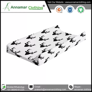 Funda de algodón orgánico suave con almohadilla cambiante para bebé, cubierta de algodón orgánico con capa impermeable, de fabricación de suministros para bebé - Product Image 6