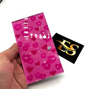 Imanes de Acrílico para Pestañas EXECTUS, Diseño de Corazón Rosa, Flor, Mariposa, Beso de Amor, Herramienta de Belleza 2 en 1, Reutilizables, Impresión de Logotipo Personalizado OEM - Product Image 3