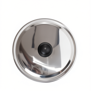 Metalsomma Tapa de Olla de Acero Inoxidable Cromado Pulido de 20 cm, Pieza de Utensilios de Cocina con Material de Acero Inoxidable 430 - Product Image 2