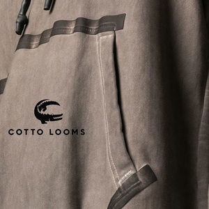 Moda unisex sudaderas con capucha nueva llegada de alta calidad transpirable color sólido francés Terry pullover sudaderas con capucha diseño personalizado - Product Image 4