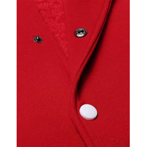 Veste universitaire d'hiver pour homme, personnalisable, en toile polaire respirante, col rond, fabriquée par l'usine Shahid-Syed, haute qualité, devant/dos - Product Image 2