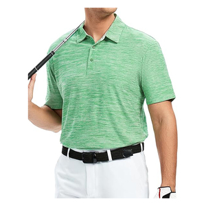 Camisas de golf de alta calidad y de primera calidad para hombres Dry Fit Polo Camisa de manga corta con cuello con 240 GSM 100% poliéster - Product Image 3