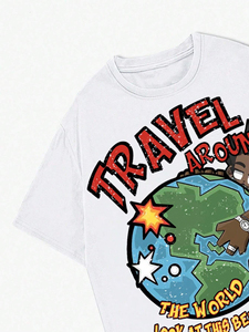 เสื้อเชิ๊ตผ้าพิมพ์ลายดิจิทัลสำหรับฟิตเนสเสื้อเชิ๊ตผ้าคอตตอนเนื้อนุ่มสำหรับ100% ฟิตเนส - Product Image 3