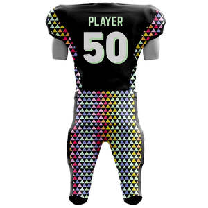 Uniformes de football américain de haute qualité, dernier design, adultes, respirants, courts, élégants, ensembles d'entraînement d'équipe, approvisionnement direct en usine - Product Image 3