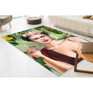 พรมลายฟรีดา คาโฮ: พรมตกแต่งที่ซักด้วยเครื่องได้ พร้อมพรมขนนุ่ม - Product Image 2