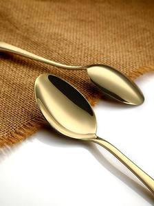 Hot <b>Sale</b> New Style Manufacturer India Stainless Steel Flatware <b>Set</b> Stylish Mirror Polish Gold Cutlery <b>for</b> Hotel Home <b>Dinner</b> - Product Image 3