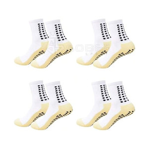 Chaussettes de football légères sur mesure pour hommes Logo de football élégant Prix de vente total Sports d'hiver Position de manchette confortable - Product Image 2