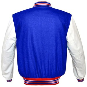 Veste universitaire unisexe de haute qualité, personnalisée, imprimée et brodée, col montant, style streetwear, veste de baseball, veste universitaire - Product Image 3