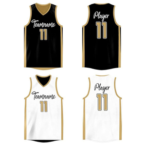 เสื้อบาสเกตบอลโพลีเอสเตอร์ระบายอากาศเสื้อบาสเก็ตบอลเครื่องแบบทีมบาสเกตบอล - Product Image 6