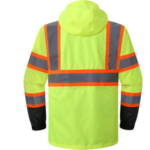 Chaqueta de seguridad de trabajo de tráfico de poliéster barata, chaleco de seguridad reflectante de alta visibilidad, ropa con logotipo personalizado - Product Image 2
